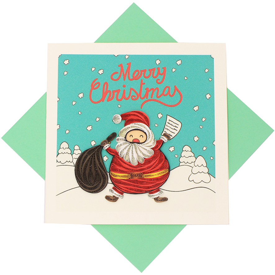 Quilling Christmas Card 03